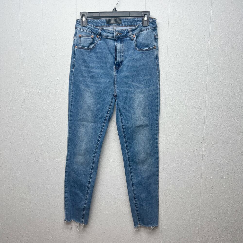 Monkey Ride Original Vintage Jeans High Rise Raw Hem Chic Feminine Size Size 32